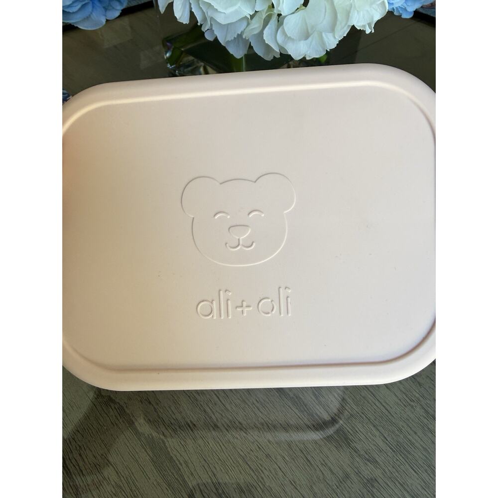 Ali+Oli Silicone Bento Box Lunch Box Kids Toddlers Adults Camp Beach Travel
